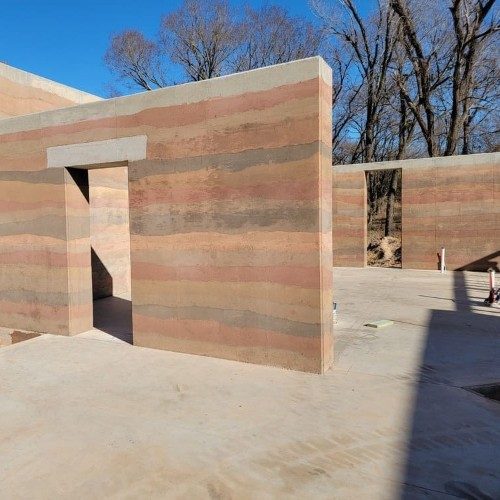 Rammed earth home build (2)